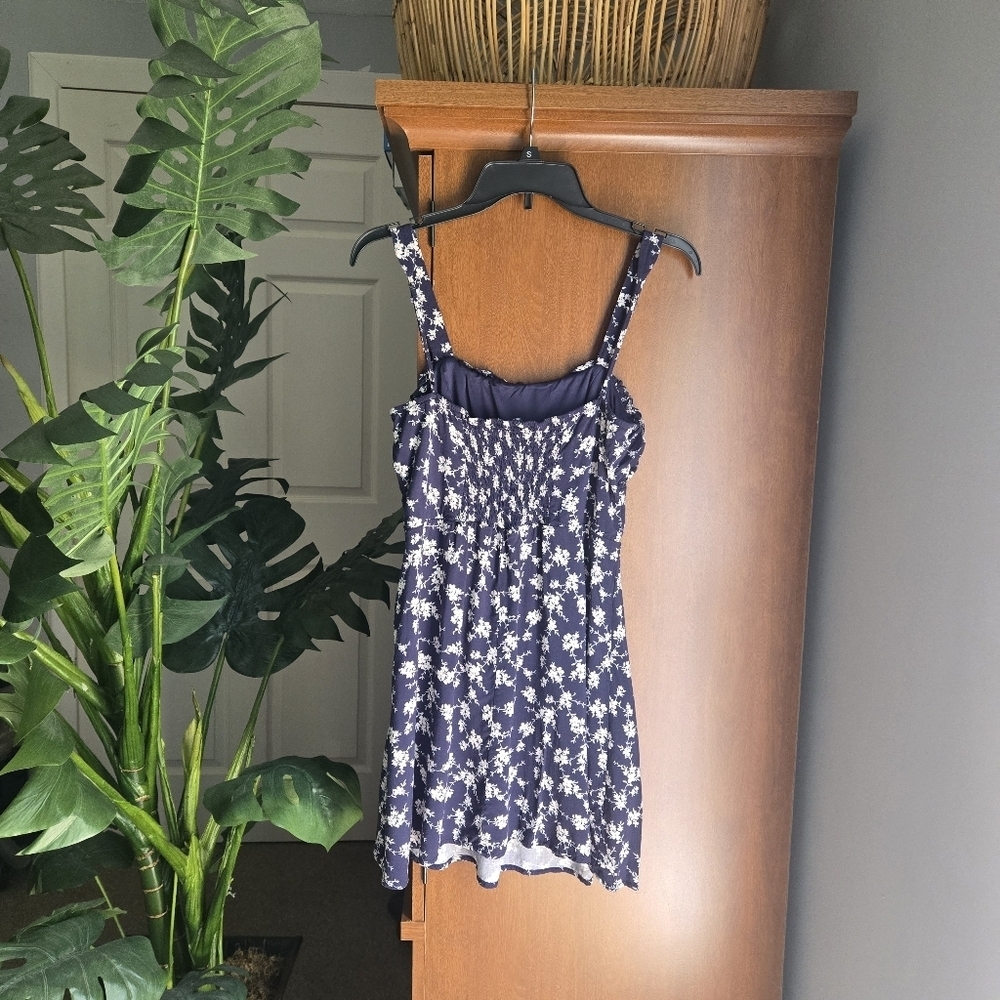 Trixxi Navy Blue Floral Mini Dress - Picture 2 of 5
